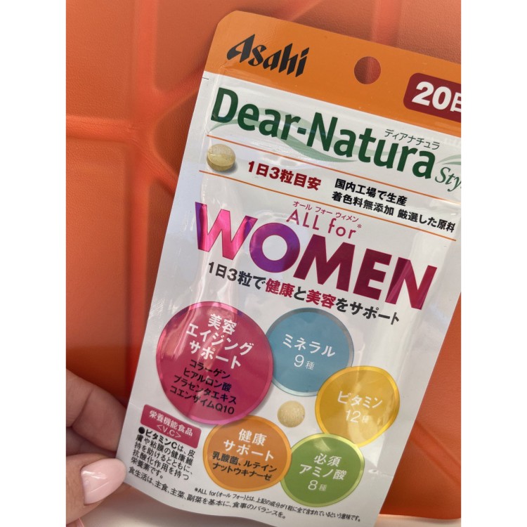 ASAHI Dear-Natura All for women Вітаміни для жінок, на 20 днів - zdorova planeta  